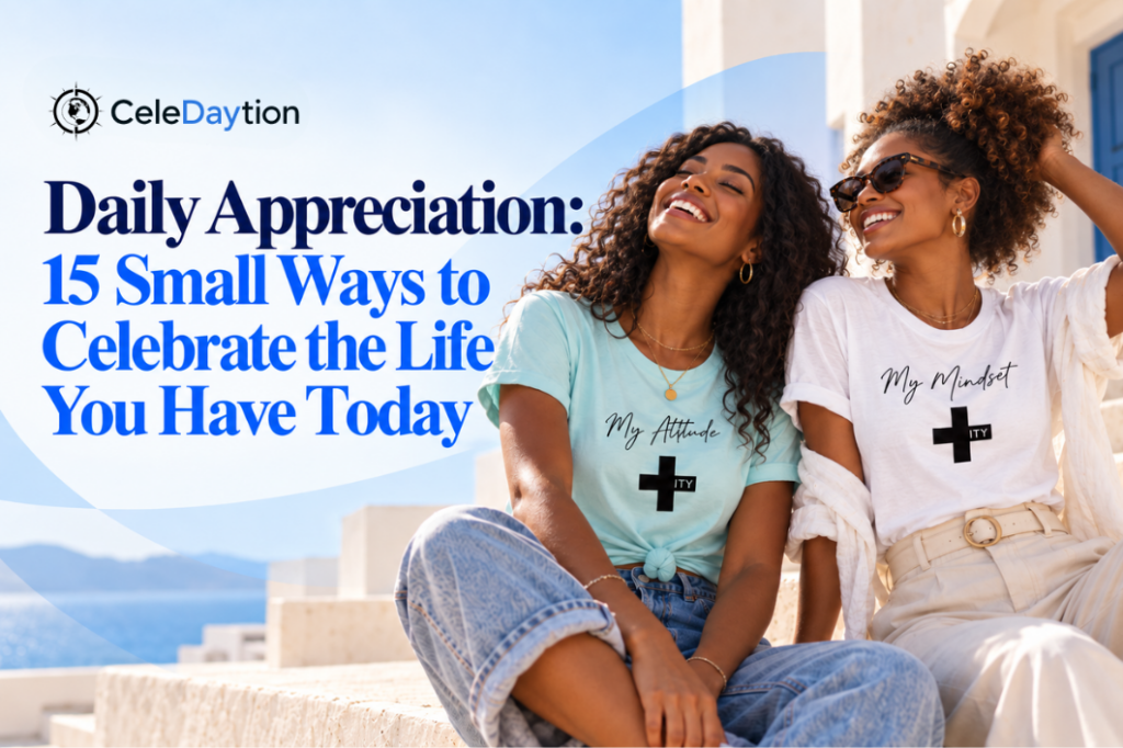 Daily Appreciation: 15 Small Ways to Celebrate the Life You Have Today